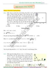 Bài giảng toán ứng dụng thực tiễn - Trần Văn Tài